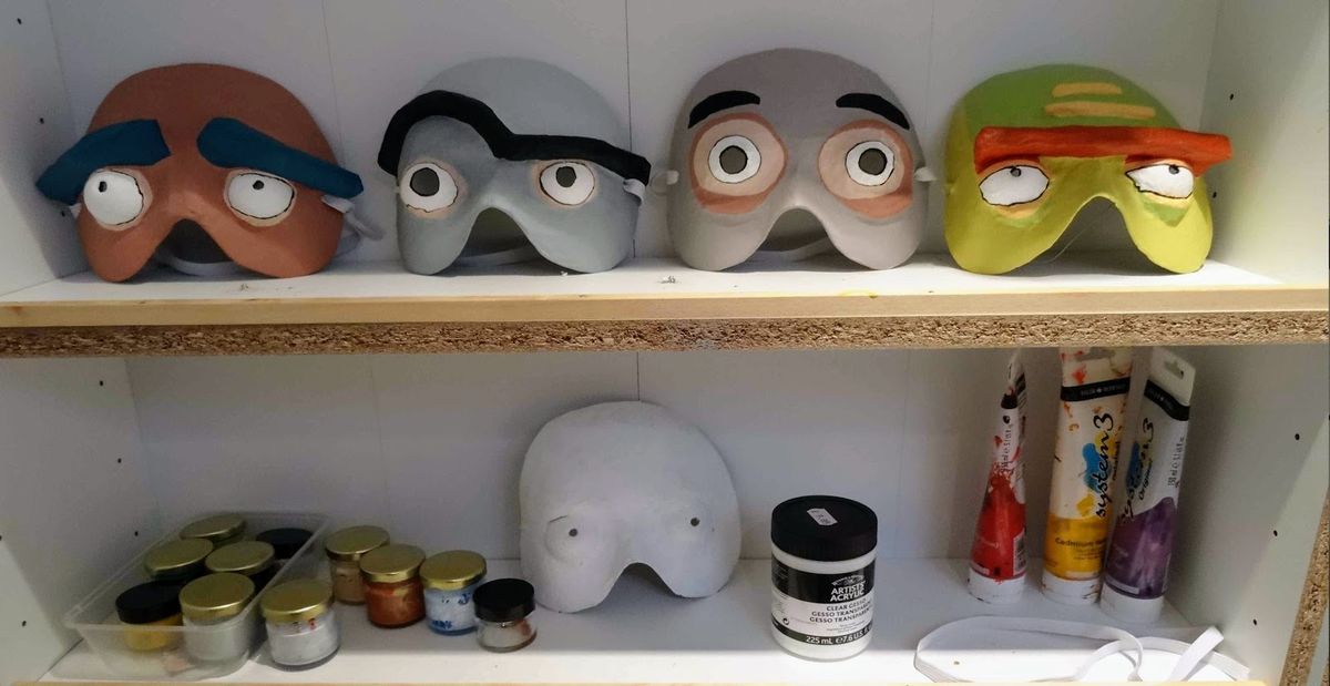 Mask building, Remy Bertrand, London, 2017.